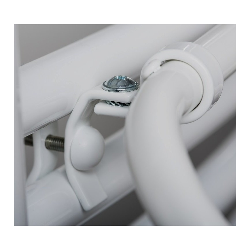 Aqualine - Toallero para elemento calefactor 50 cm blanco