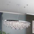 Araña de cristal CRYSTALRIVER 21xG9/40W/230V cromo brillante