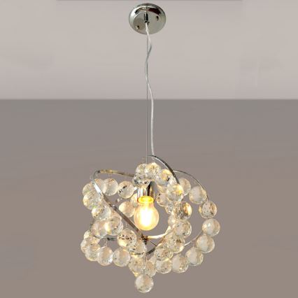 Araña de cristal VIOLETA 1xE27/15W/230V