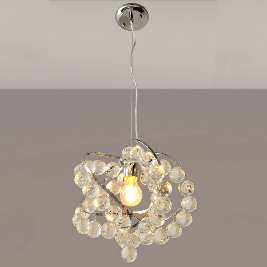 Araña de cristal VIOLETA 1xE27/15W/230V