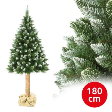 Árbol de Navidad en un tronco 180 cm pino