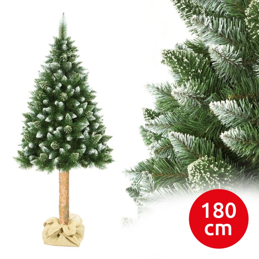 Árbol de Navidad en un tronco 180 cm pino