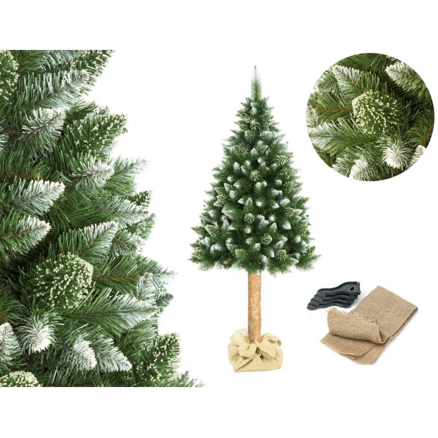 Árbol de Navidad en un tronco 180 cm pino
