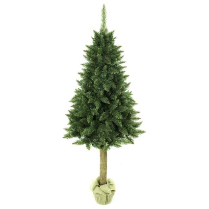 Árbol de Navidad en un tronco de 180 cm abeto