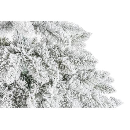 Árbol de Navidad en un tronco NATURAL WITH SNOW 120 cm pícea