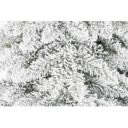 Árbol de Navidad en un tronco NATURAL WITH SNOW 120 cm pícea