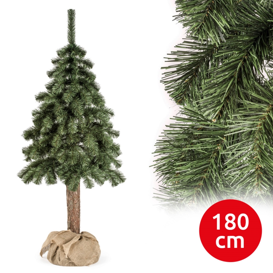 Árbol de Navidad sobre tronco NATURAL 180 cm abeto