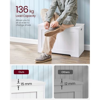 Arcón TOVIAN blanco