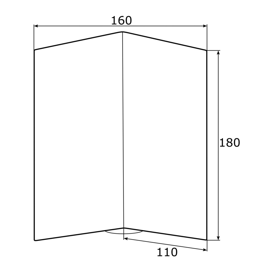 Argon 0918 - Aplique de pared SKIATOS 2xGU10/5W/230V