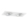 Argon 1046 - Lámpara empotrada OLIMP 2xGU10-AR111/12W/230V blanco
