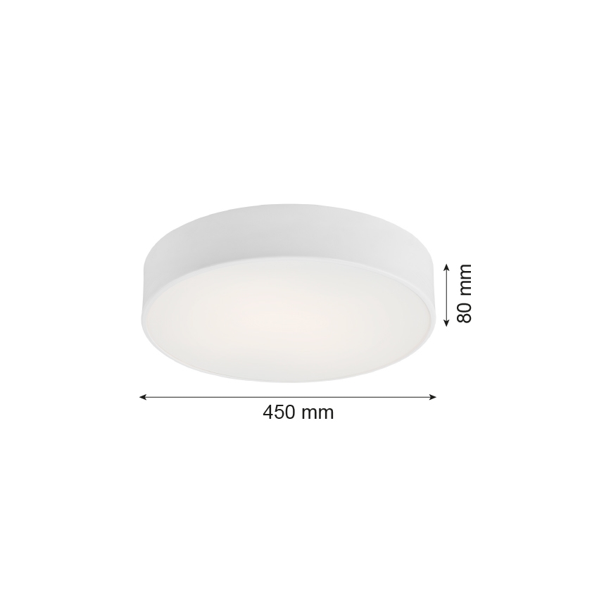 Argon 1188 - Lámpara de techo DARLING 3xE27/15W/230V Ø 45 cm blanca
