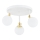 Argon 1434 - Lámpara de techo para el baño LATINA 3xE14/7W/230V IP44 blanco/dorado