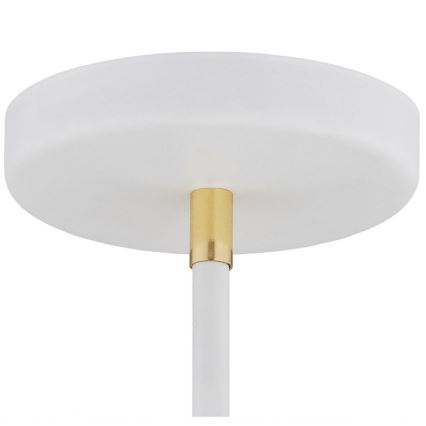 Argon 1773 - Lámpara colgante AVALONE 4xE27/15W/230V blanco/dorado