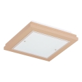Argon 1871 - Lámpara de techo TABOR 4xE27/15W/230V 52x52 cm beige