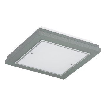 Argon 1873 - Lámpara de techo TABOR 4xE27/15W/230V 52x52 cm gris