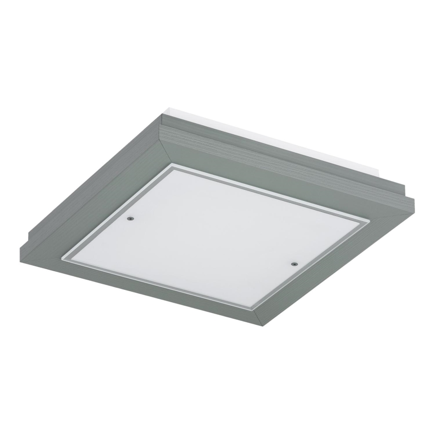 Argon 1873 - Lámpara de techo TABOR 4xE27/15W/230V 52x52 cm gris