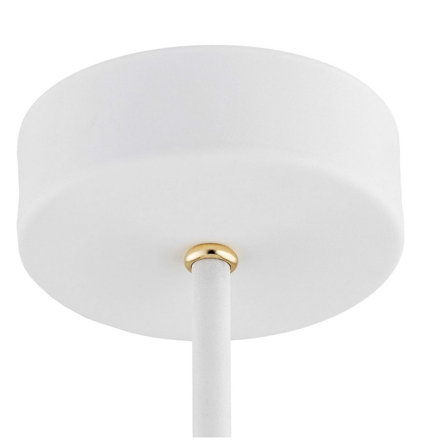 Argon 2117 - Lámpara colgante CHARLOTTE 5xE27/15W/230V blanco/dorado