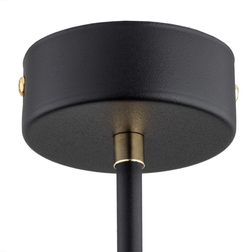 Argon 2128 - Lámpara de techo sobre poste RAVELLO 5xE14/15W/230V negro/dorado