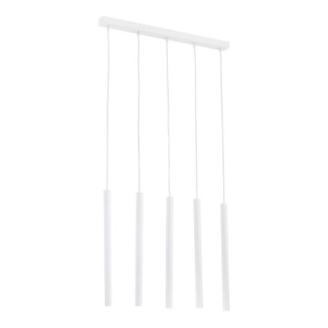Argon 2136 - Lámpara colgante en cable ETNA 5xG9/6W/230V blanca