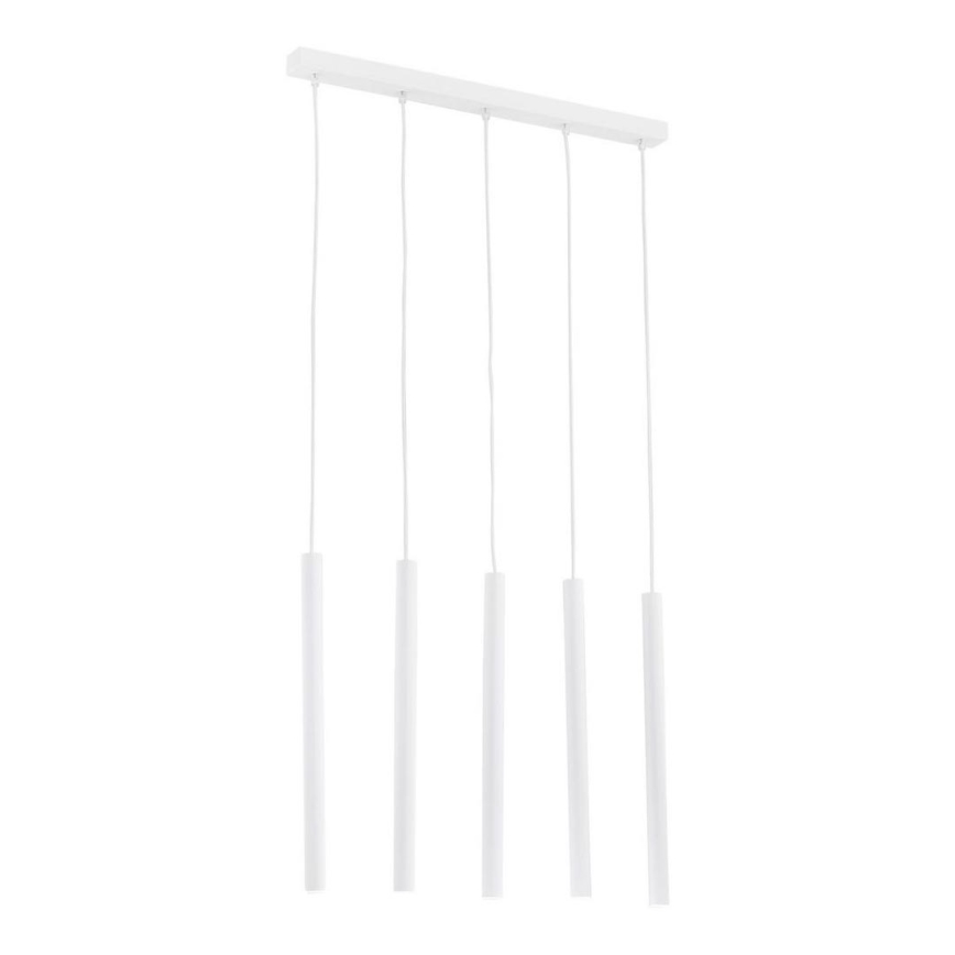 Argon 2136 - Lámpara colgante en cable ETNA 5xG9/6W/230V blanca