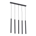 Argon 2137 - Lámpara colgante en cable ETNA 5xG9/6W/230V negro