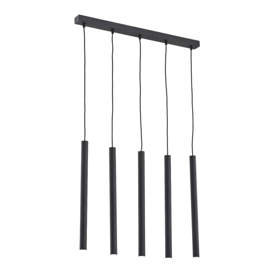 Argon 2137 - Lámpara colgante en cable ETNA 5xG9/6W/230V negro