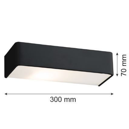 Argon 3075 - Aplique RODAN 1xE27/15W/230V