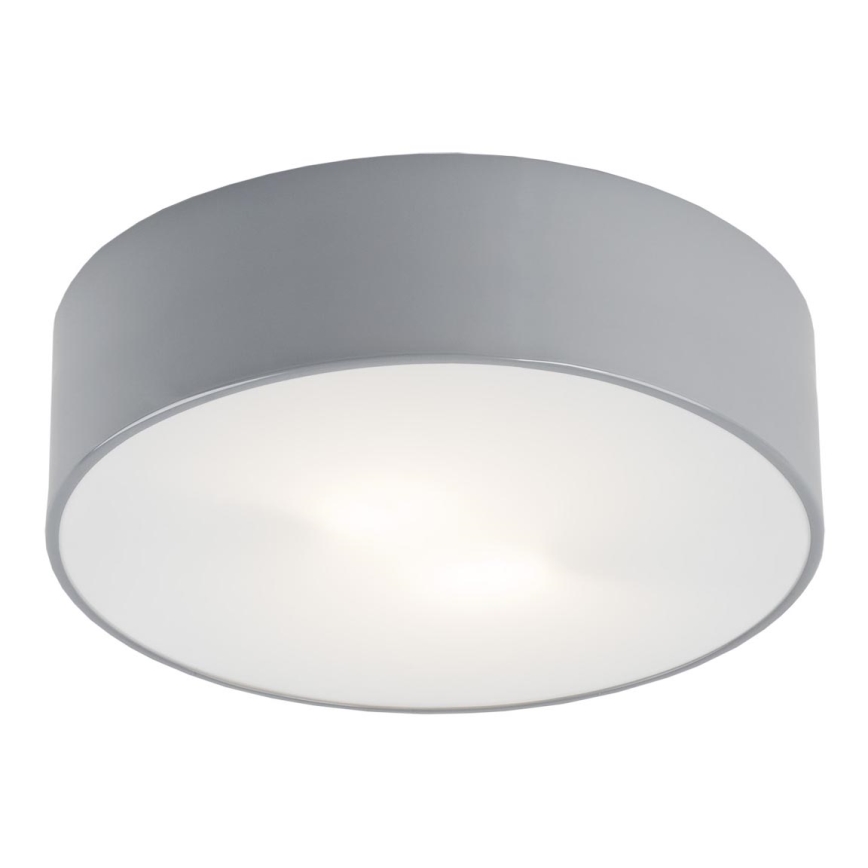 Argon 3080 - Lámpara de techo DARLING 2xE27/15W/230V diámetro 25 cm gris
