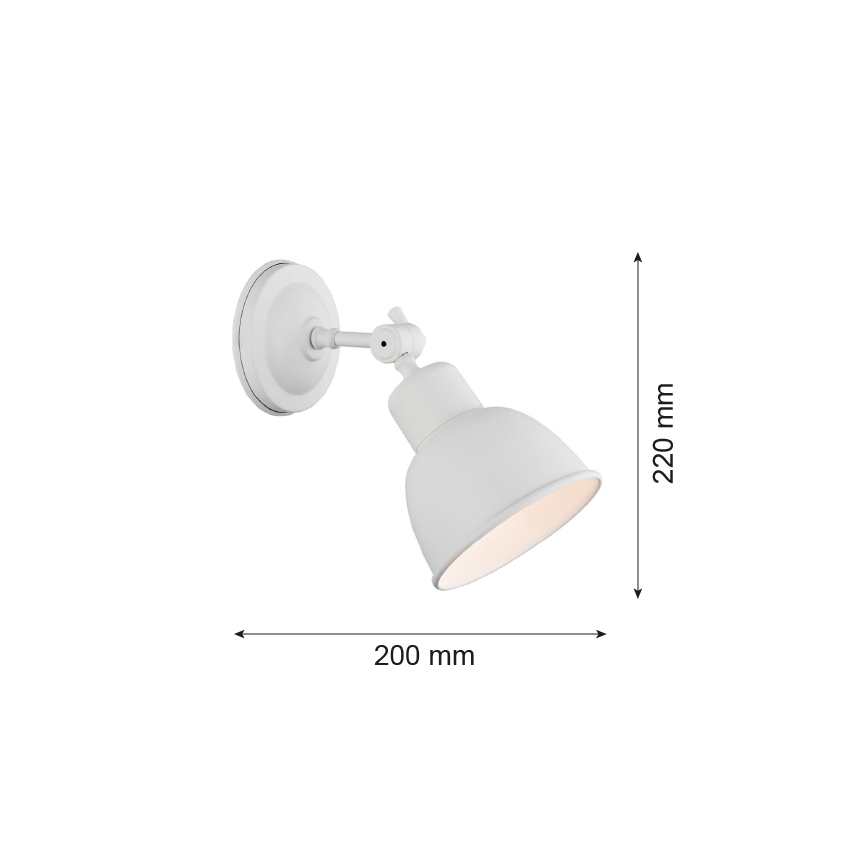 Argon 3182 - Aplique EUFRAT 1xE27/60W/230V