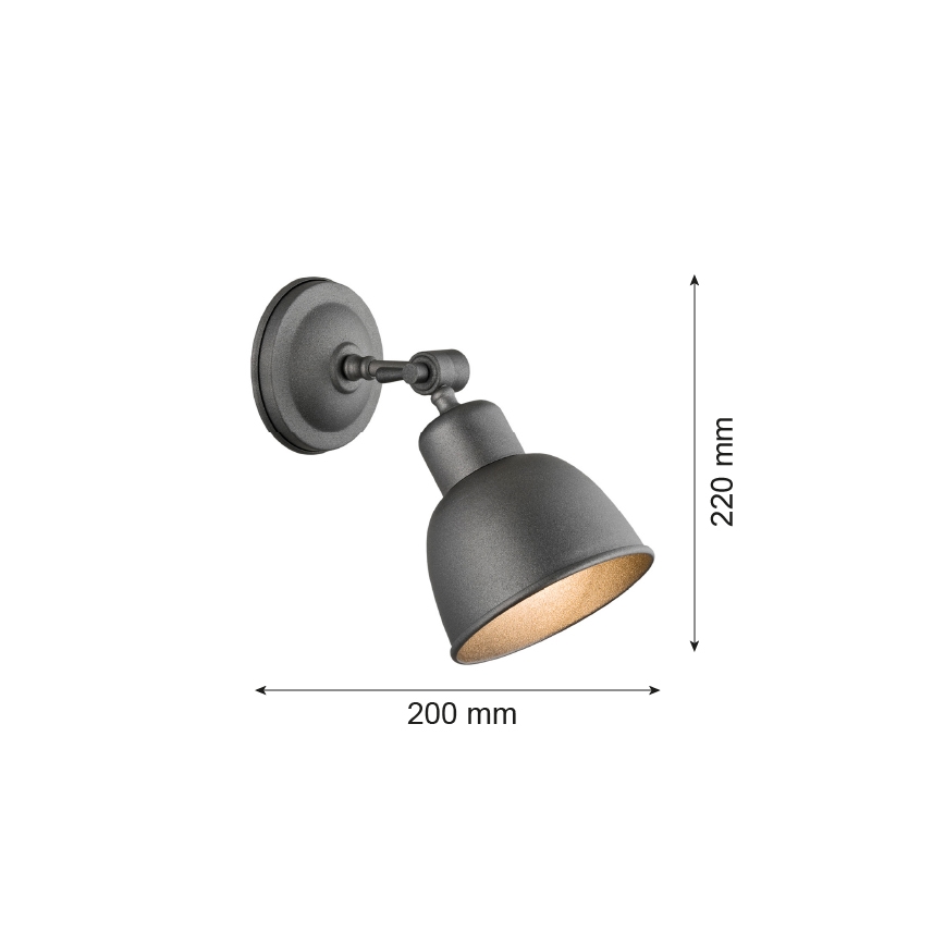 Argon 3183 - Aplique EUFRAT 1xE27/60W/230V