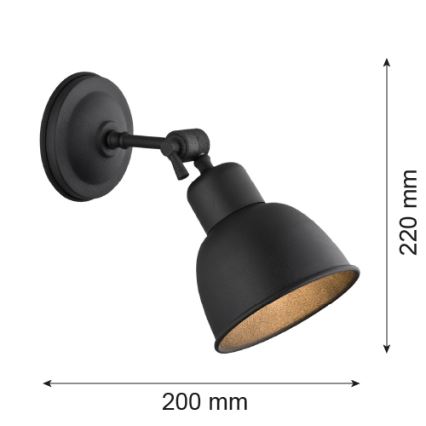Argon 3185 - Aplique EUFRAT 1xE27/60W/230V