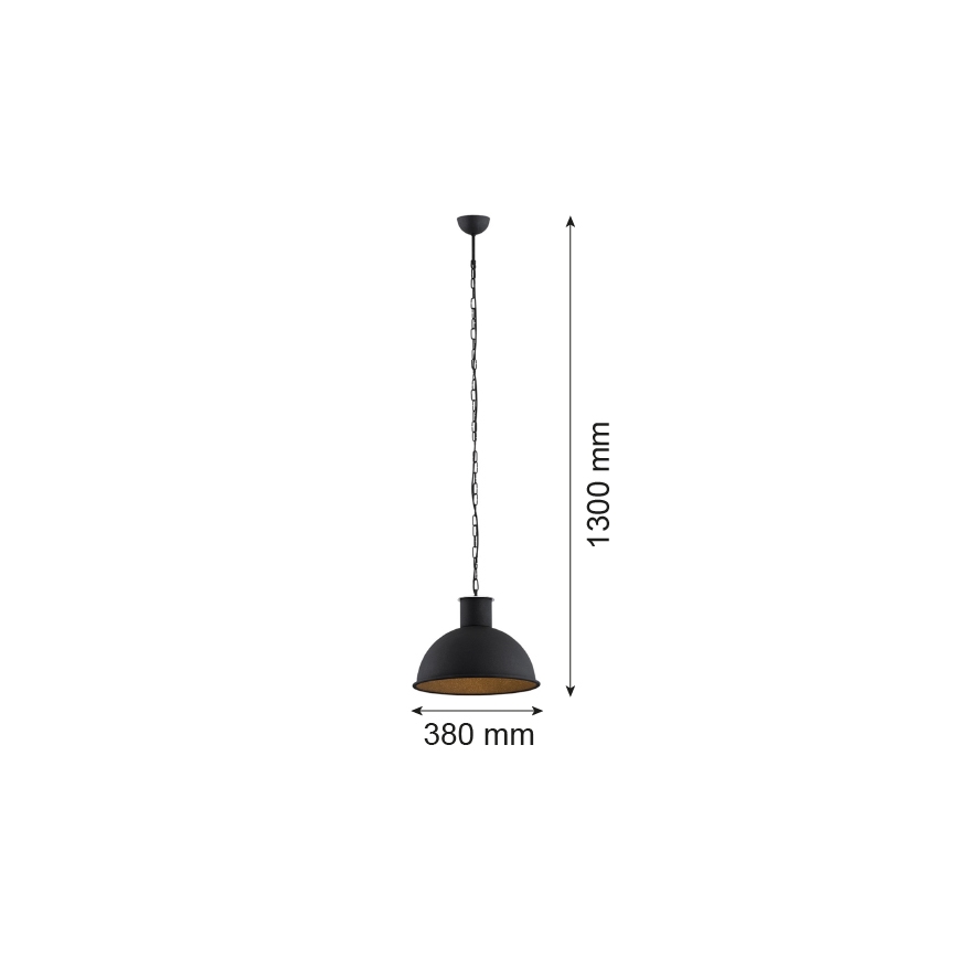 Argon 3191 - Lámpara colgante EUFRAT 1xE27/60W/230V