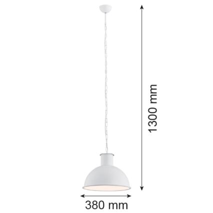 Argon 3193 - Lámpara colgante EUFRAT 1xE27/60W/230V