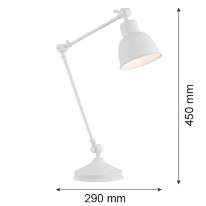 Argon 3194 - Lámpara de mesa EUFRAT 1xE27/15W/230V