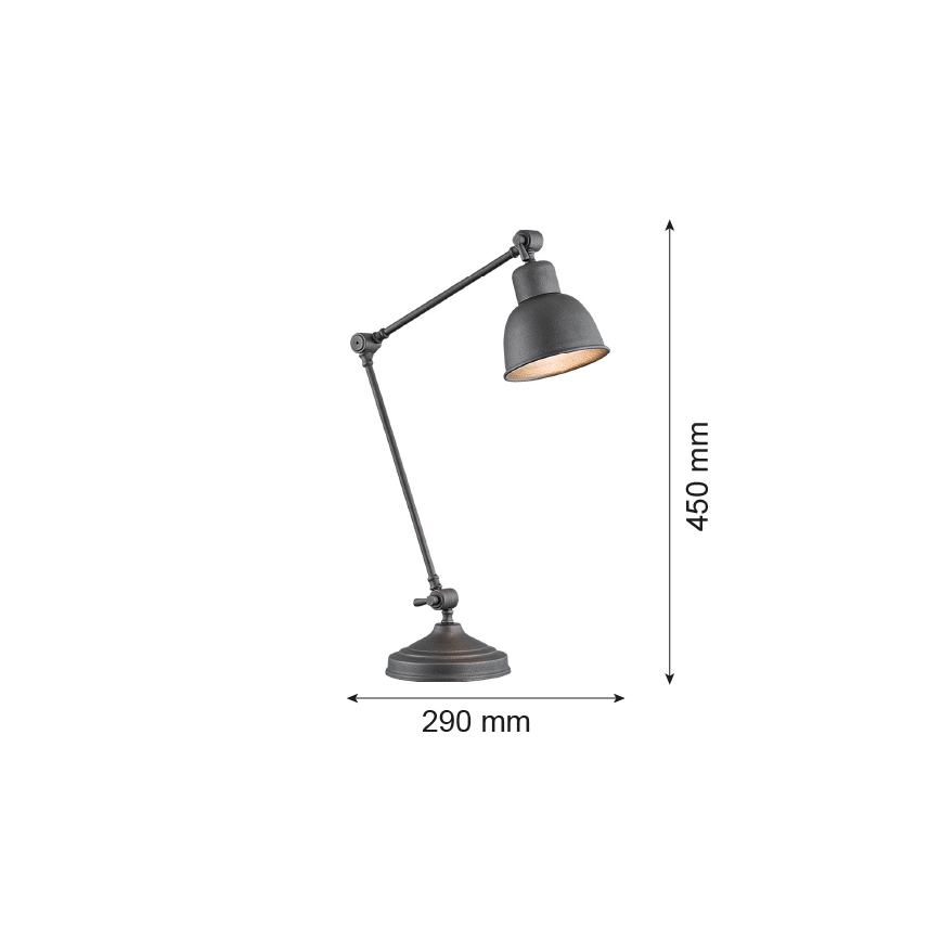 Argon 3195 - Lámpara de mesa EUFRAT 1xE27/15W/230V