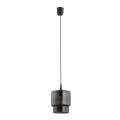 Argon 3270 - Lámpara colgante NEWA 1xE27/15W/230V negro