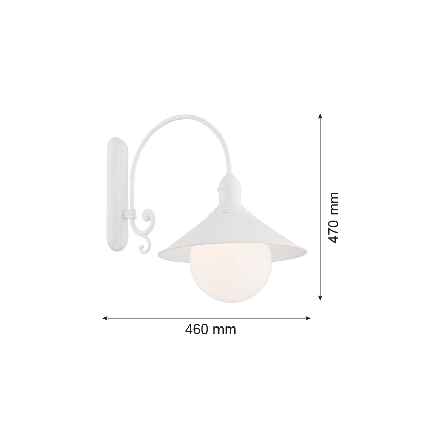 Argon 3297 - Aplique ERBA BIS 1xE27/60W/230V