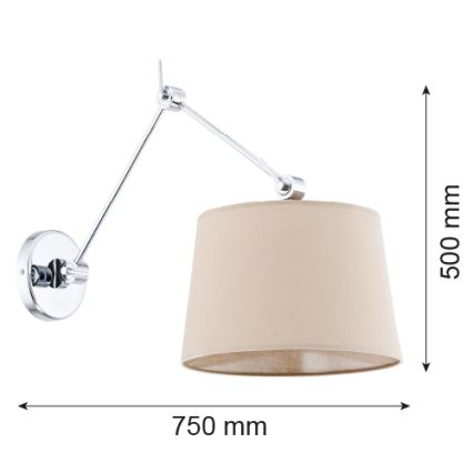 Argon 3546 - Aplique ZAKYNTOS 1xE27/60W