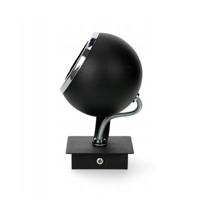 Argon 3638 - Foco de pared KOS 1xGU10/5W/230V negro/cromo brillante
