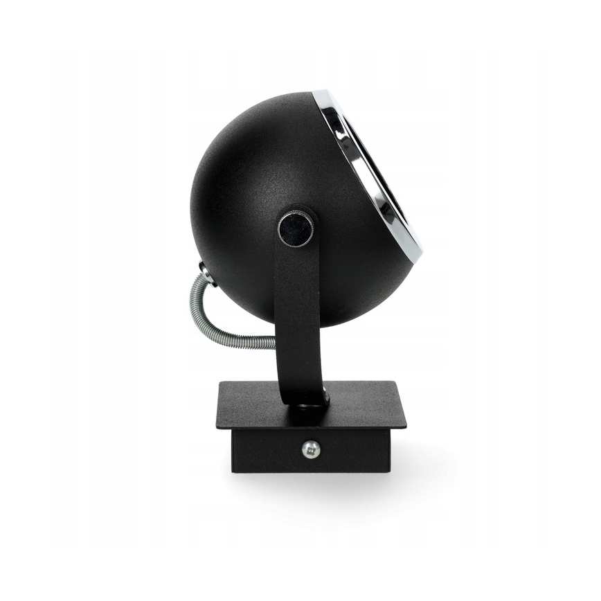 Argon 3638 - Foco de pared KOS 1xGU10/5W/230V negro/cromo brillante