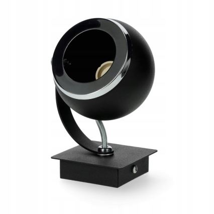 Argon 3638 - Foco de pared KOS 1xGU10/5W/230V negro/cromo brillante
