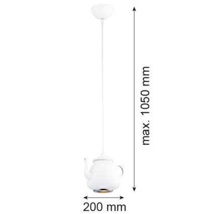 Argon 3650 - Lámpara colgante JAMAJKA 1xGU10/50W/230V