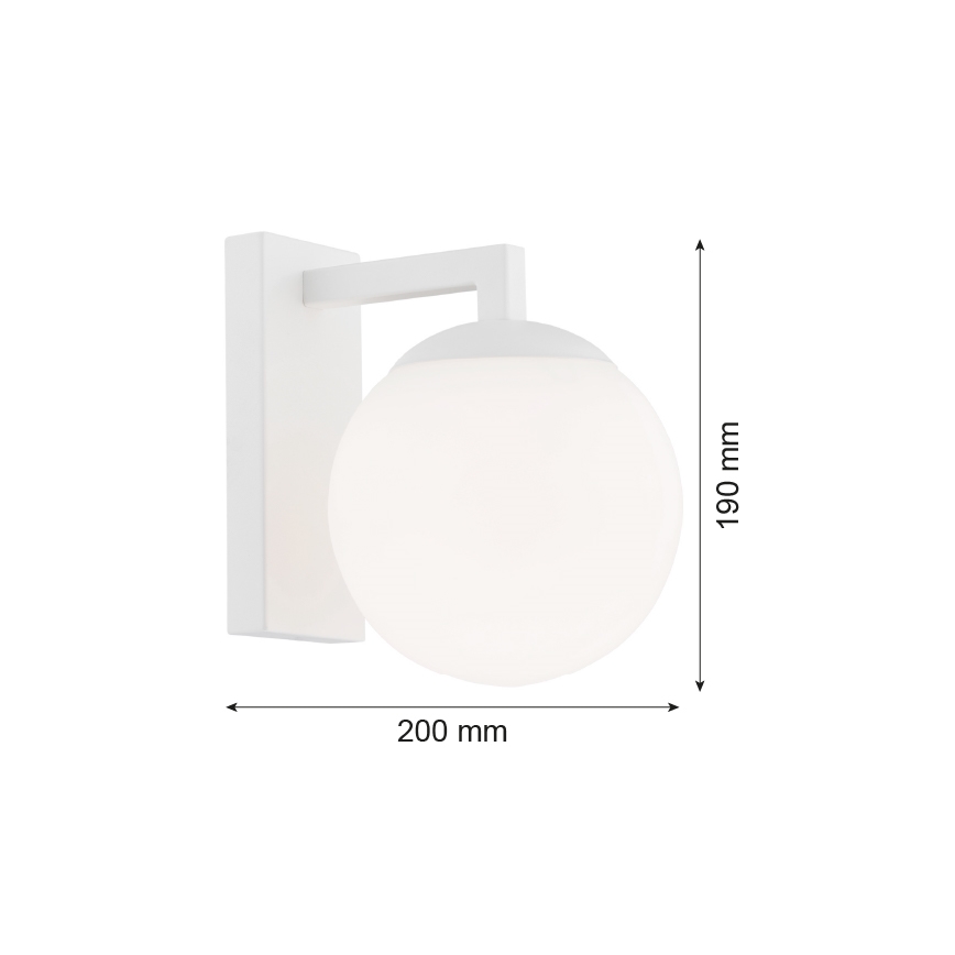 Argon 3733 - Aplique ASPEN 1xE27/15W/230V blanco
