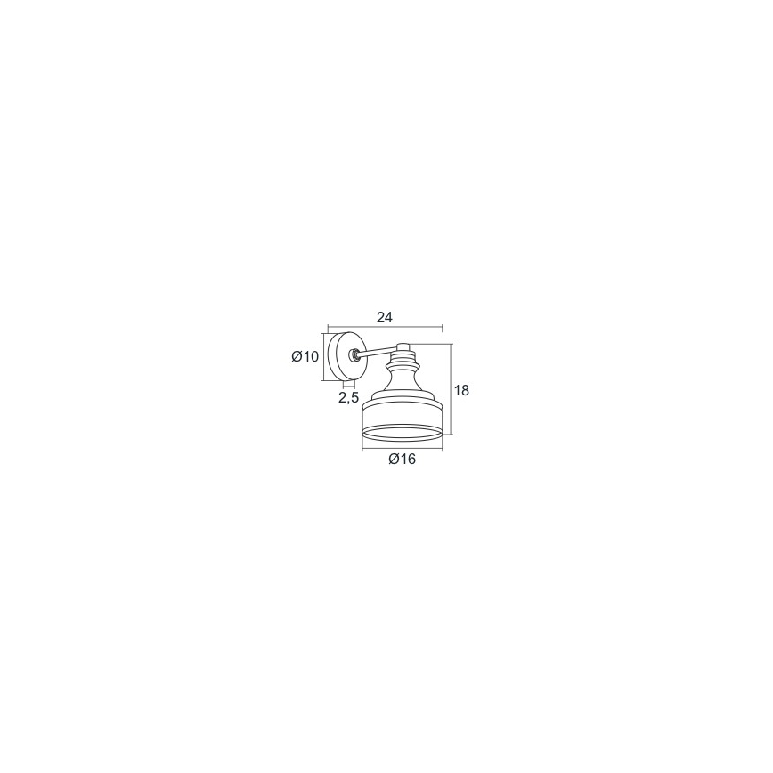 Argon 3796 - Aplique LED TULUZA LED/5W/230V