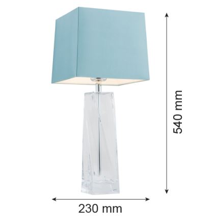 Argon 3839 - Lámpara de mesa LILLE 1xE27/15W/230V azul