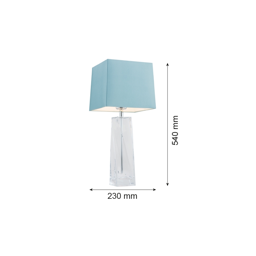 Argon 3839 - Lámpara de mesa LILLE 1xE27/15W/230V azul