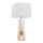 Argon 3840 - Lámpara de mesa LILLE 1xE27/15W/230V blanco