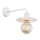 Argon 3878 - Aplique CORSO 1xE27/15W/230V blanco