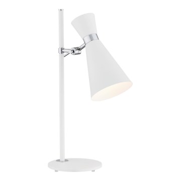 Argon 3890 - Lámpara de mesa LUKKA 1xE27/15W/230V blanca