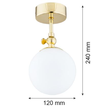 Argon 4001 - Lámpara del baño LATINA 1xE14/40W/230V IP44